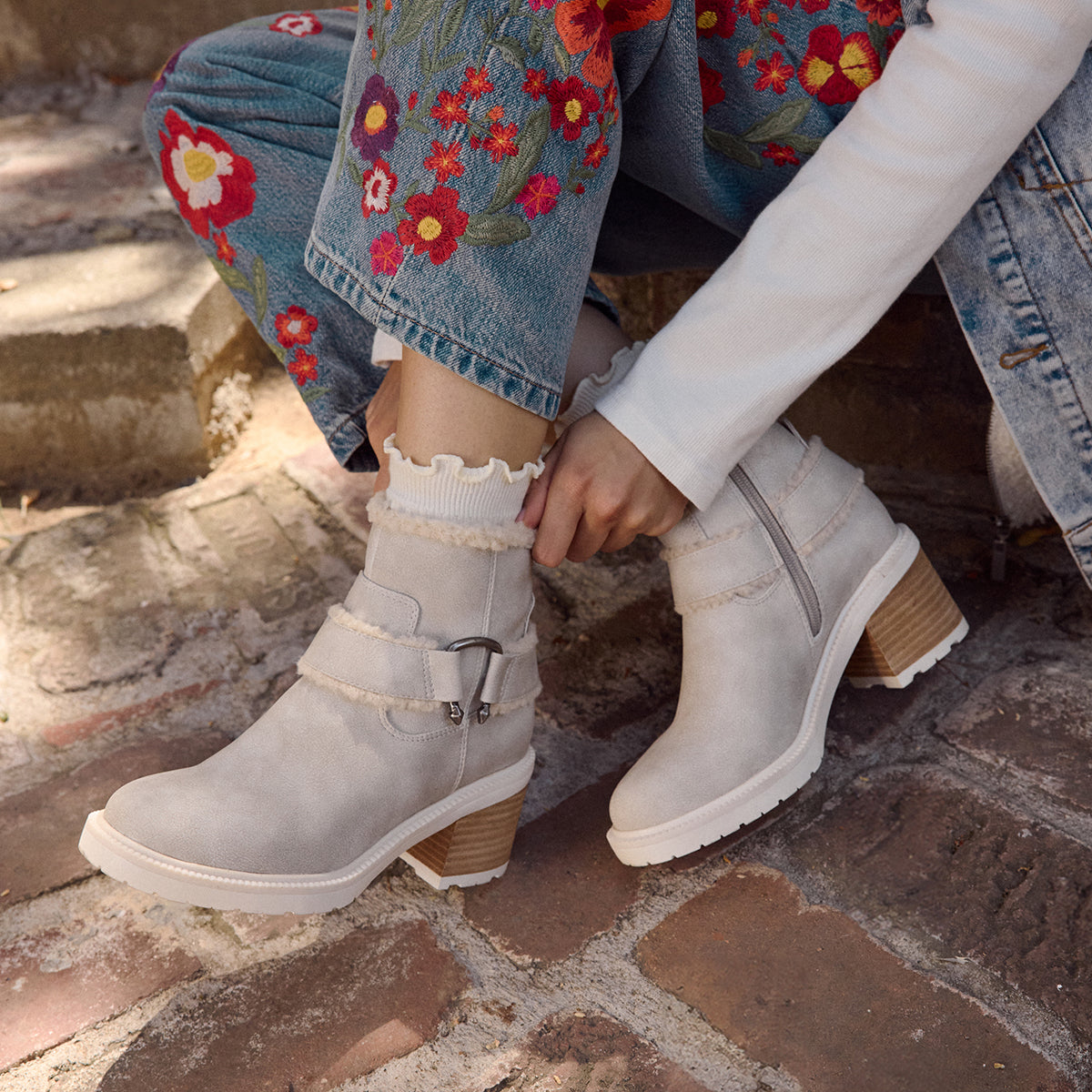 Bangle Shearling Bootie - Image 13